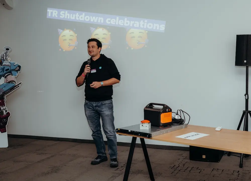 Celebrate when old tech gets shut down.